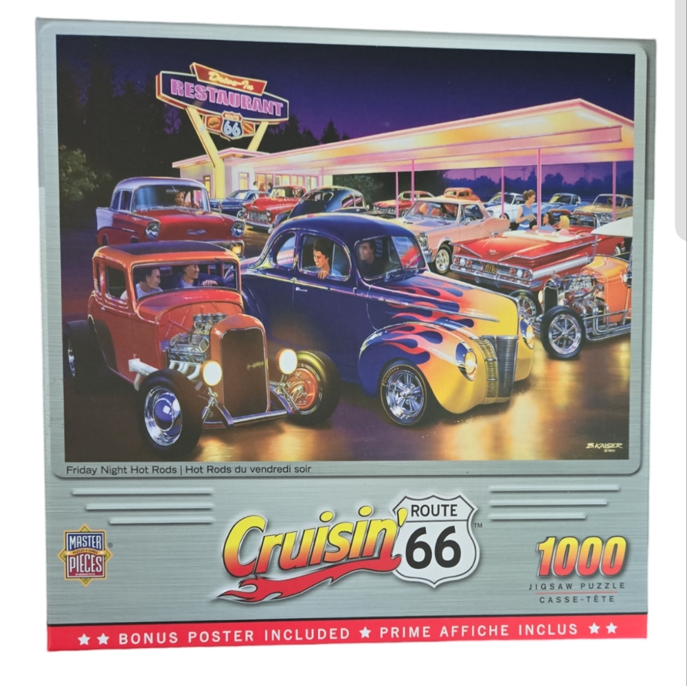 MASTERPIECES Friday Night Hot Rods puzzle. - Picture 7 of 7